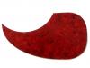 LEFT HAND ACOUSTIC GUITAR PICK GUARD RED TORTOISESHELL SELF ADHESIVE